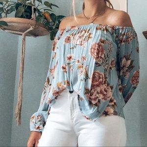 Billabong off the shoulder top